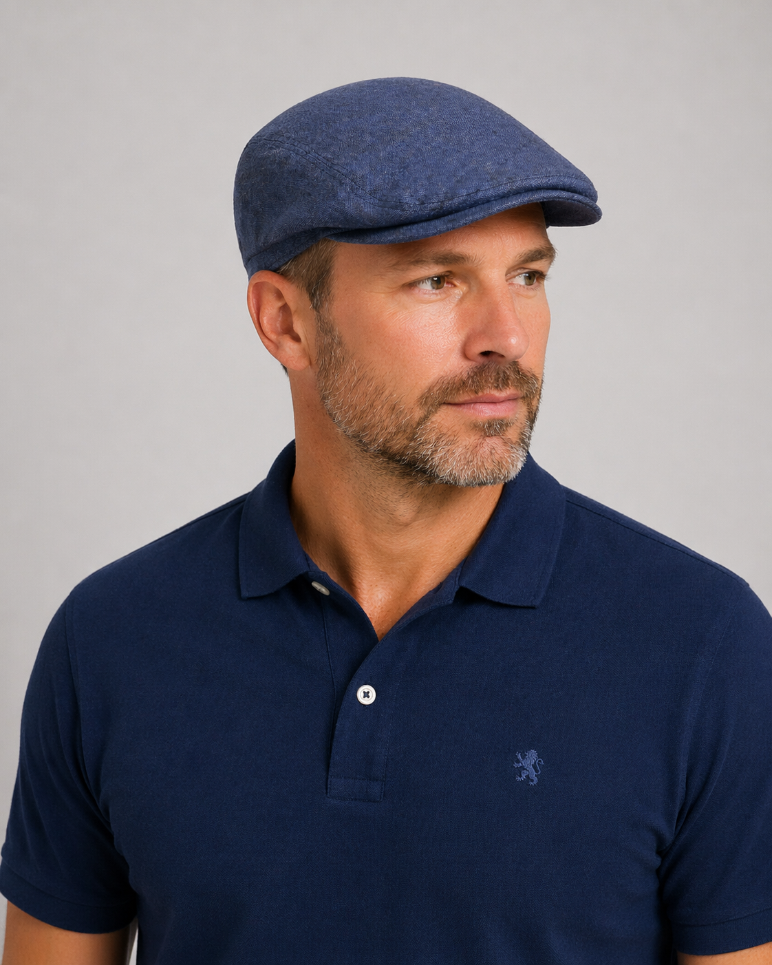 Stetson Driver Cap sininen pellava