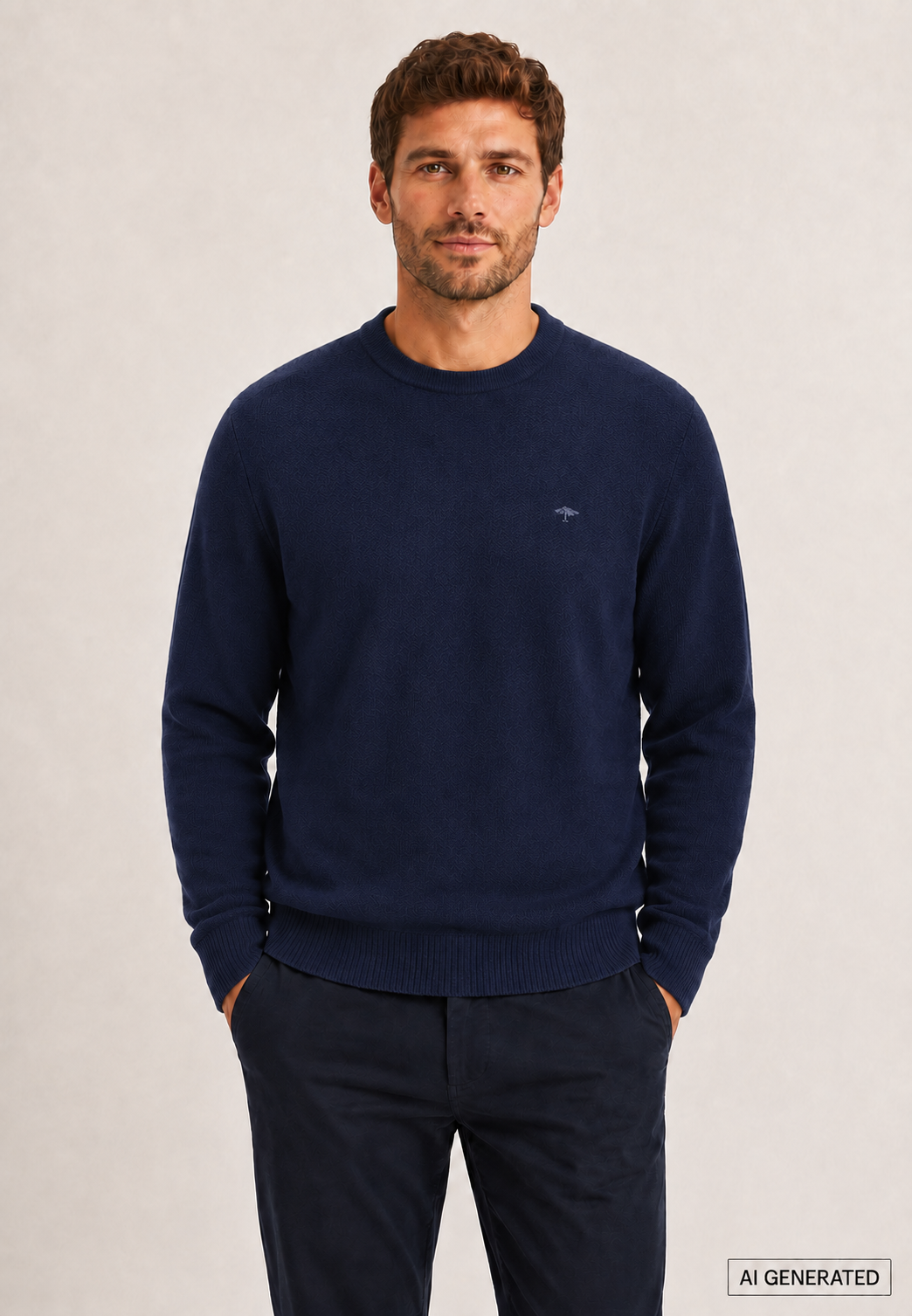 Fynch-Hatton villaneule o-aukolla Navy