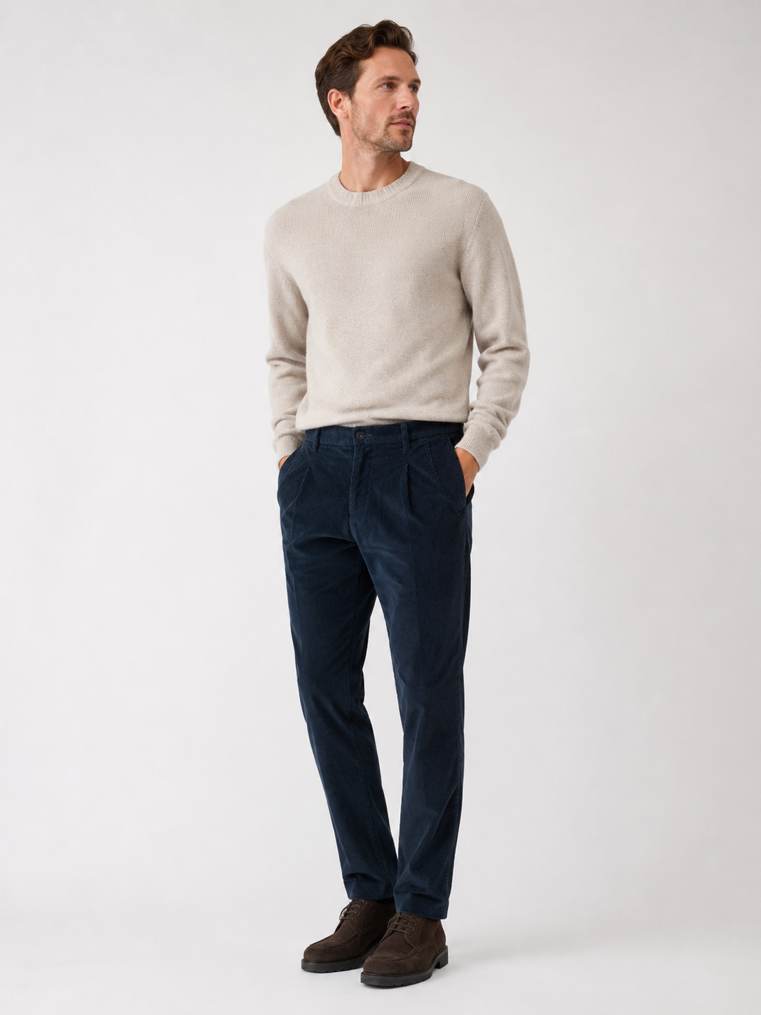 Redpoint Nelson samettihousut modern fit