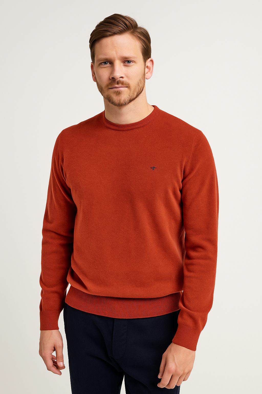 Fynch-Hatton villaneule o-aukolla punainen lambswool