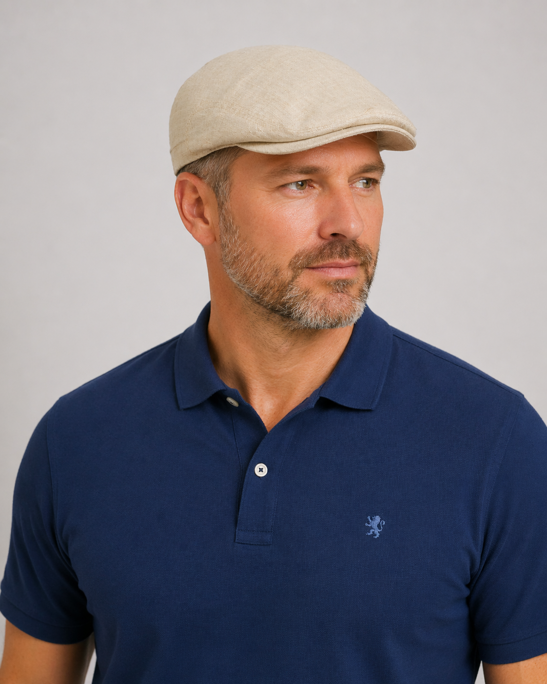 Stetson Driver Cap vaalea pellava
