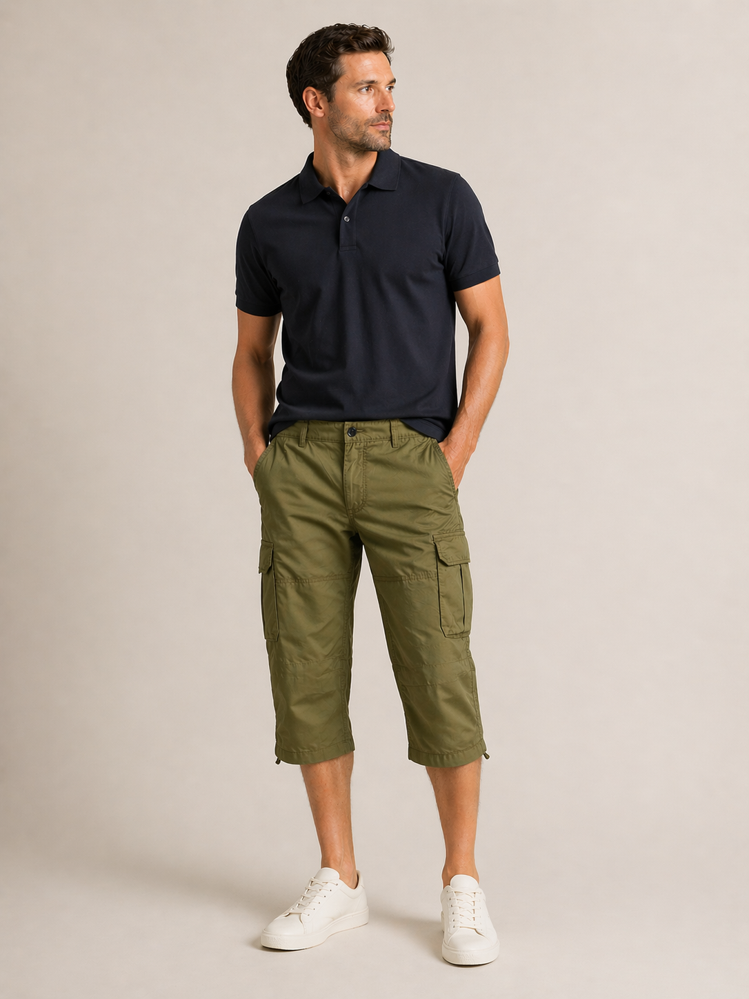 Camel Active cargoshortsit vihreä
