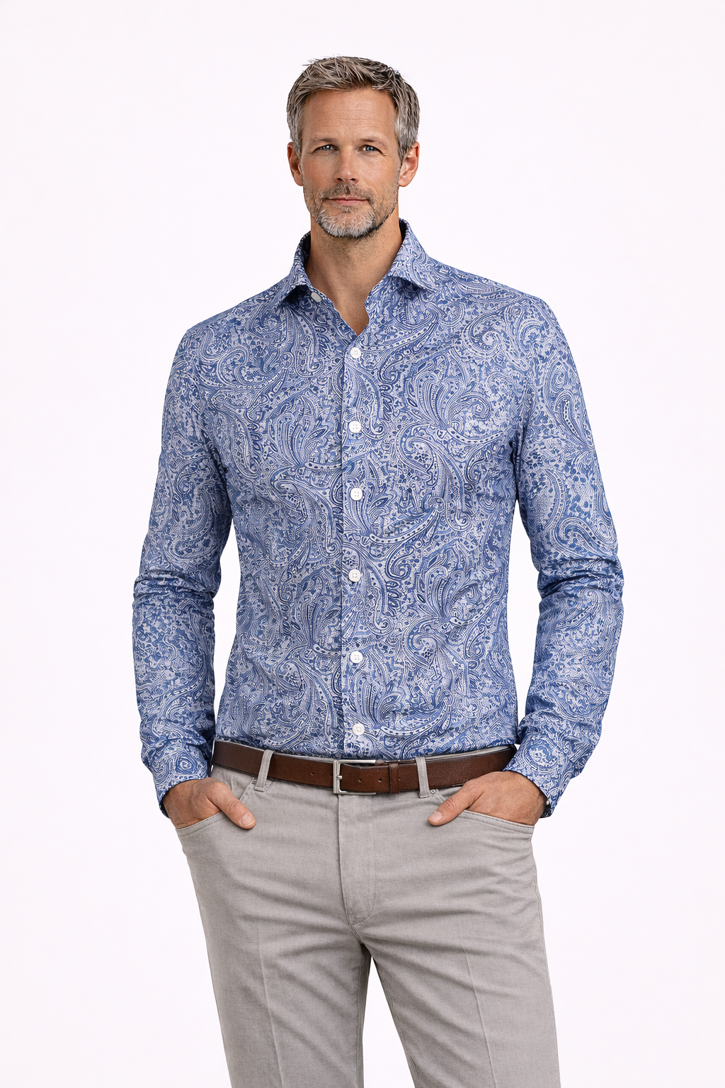 Seidensticker kauluspaita Slim fit Liberty fabric Kuviollinen