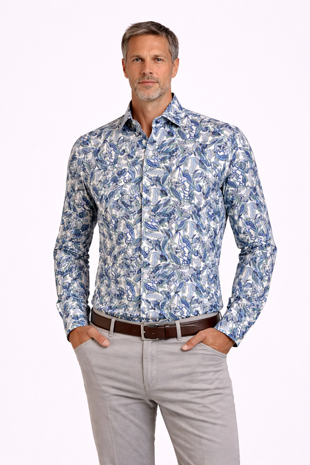 Seidensticker kauluspaita Slim Kuviollinen