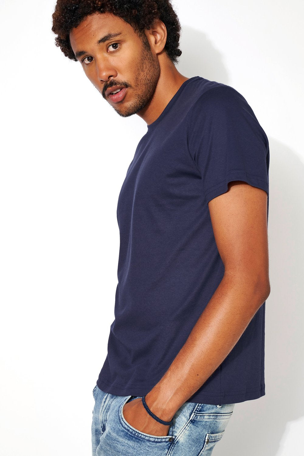 Desoto t-paita navy "T-Shirt Roundneck 1/2"