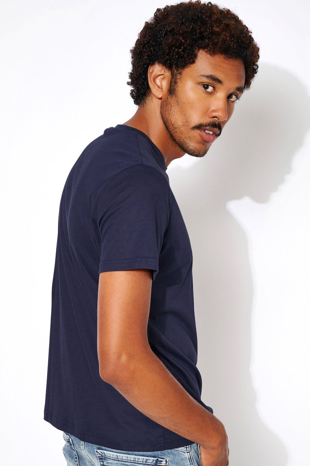 Desoto t-paita navy "T-Shirt Roundneck 1/2"
