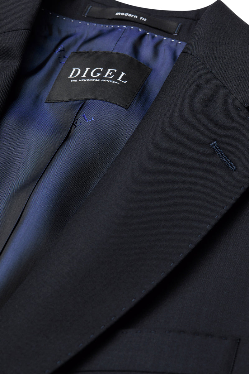 Digel yönsininen juhlapuvun takki Dario modern fit