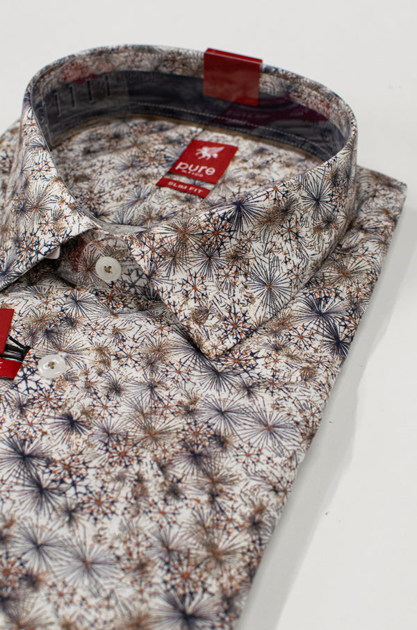 PURE kauluspaita ''City shirt slim fit''