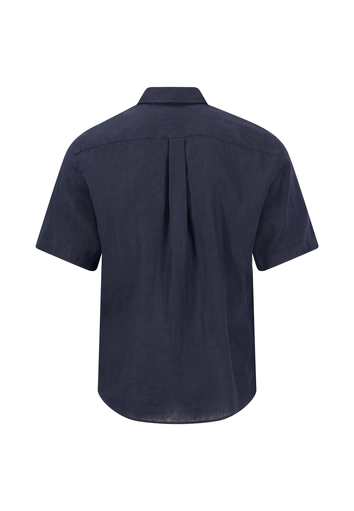 Fynch-Hatton lyhythihainen pellavapaita navy regular fit