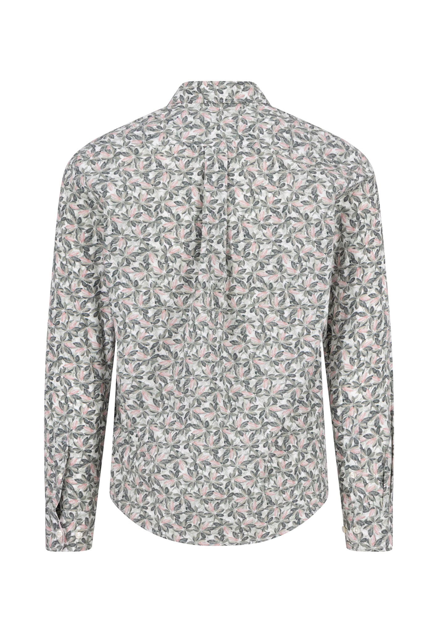 Fynch-Hatton kukkakuvio avocado pink kauluspaita