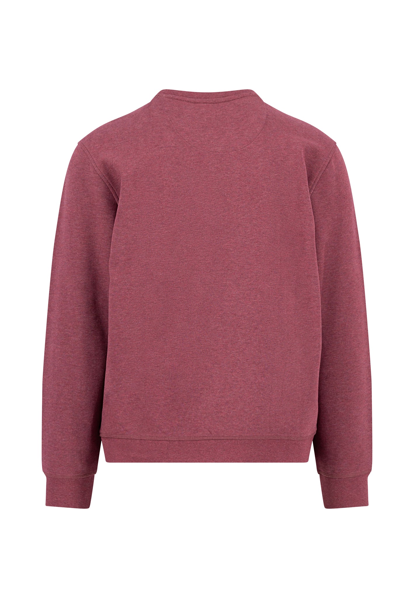 Fynch-Hatton Miesten Collegepaita Sweat O-Neck Deep Merlot