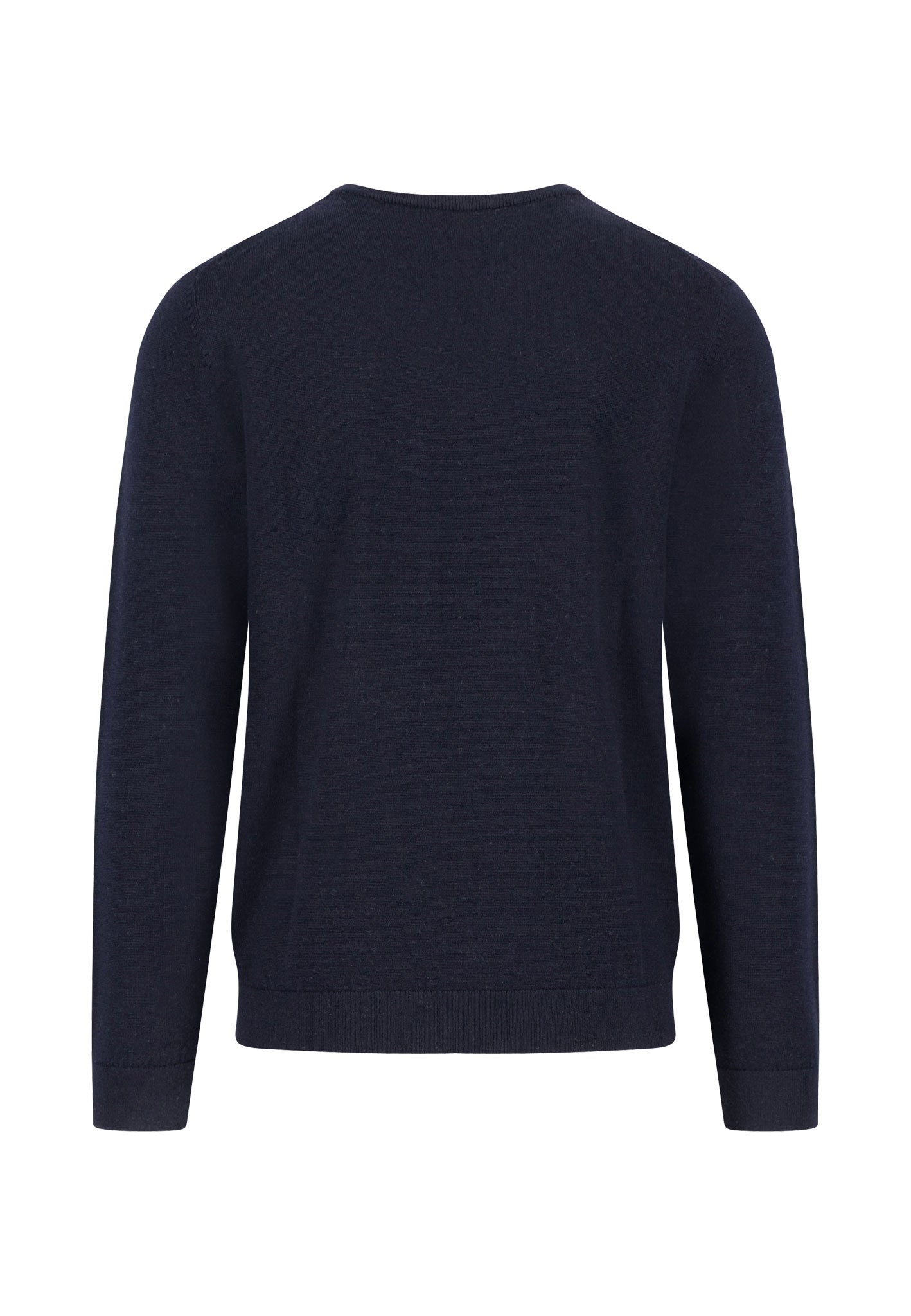 Fynch-Hatton O-Neck Merinovillaneule Navy