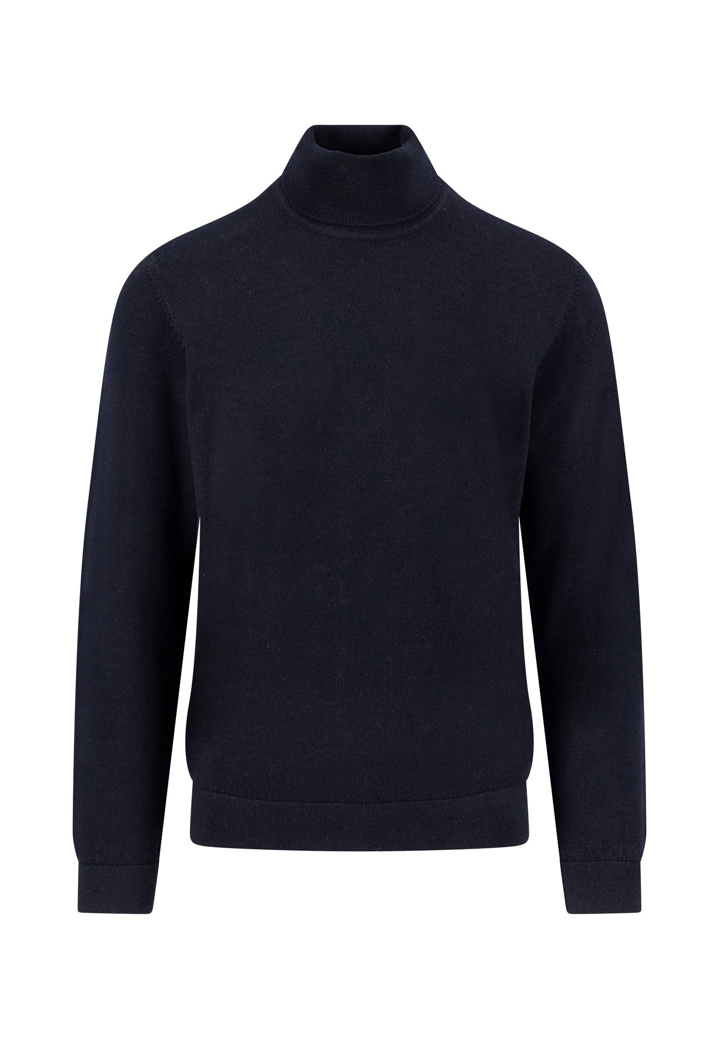 Fynch-Hatton Rollneck Merinovillaneule Navy