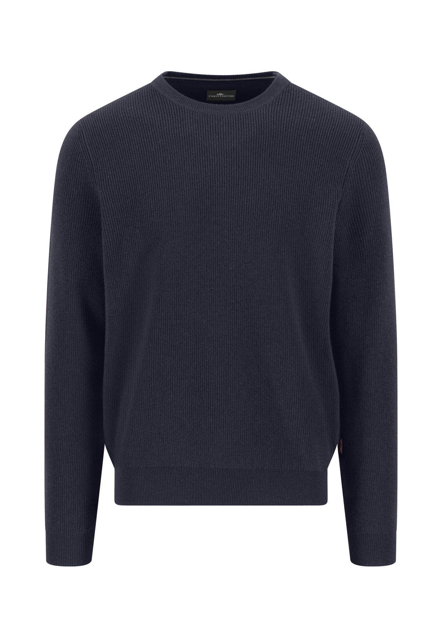 Fynch-Hatton navy o-aukko neule merino-kashmir