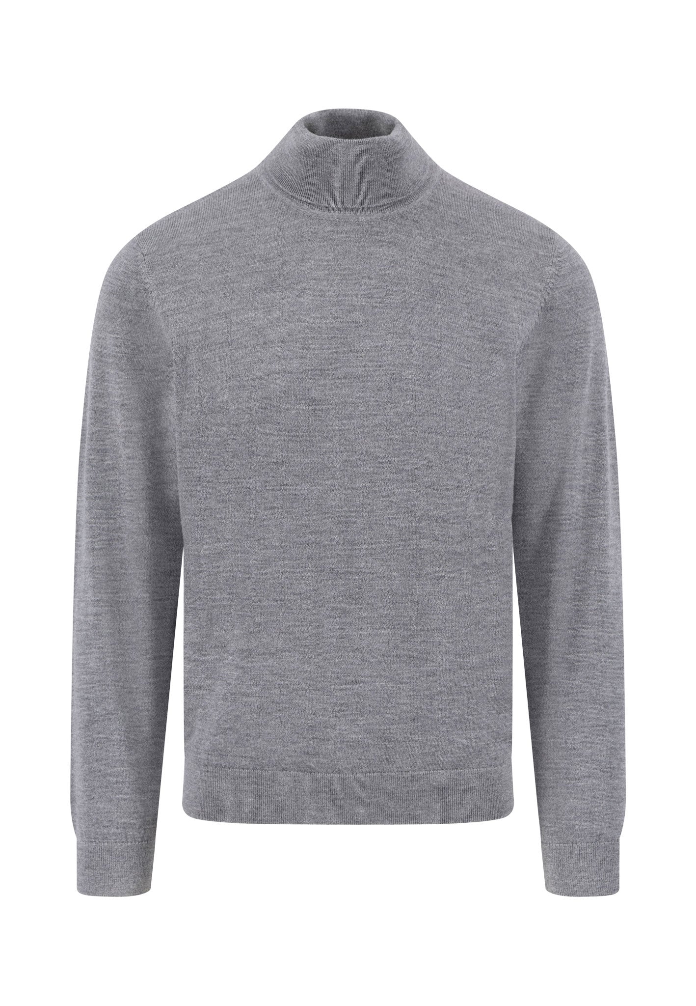 Fynch-Hatton Rollneck Merinovillaneule Harmaa