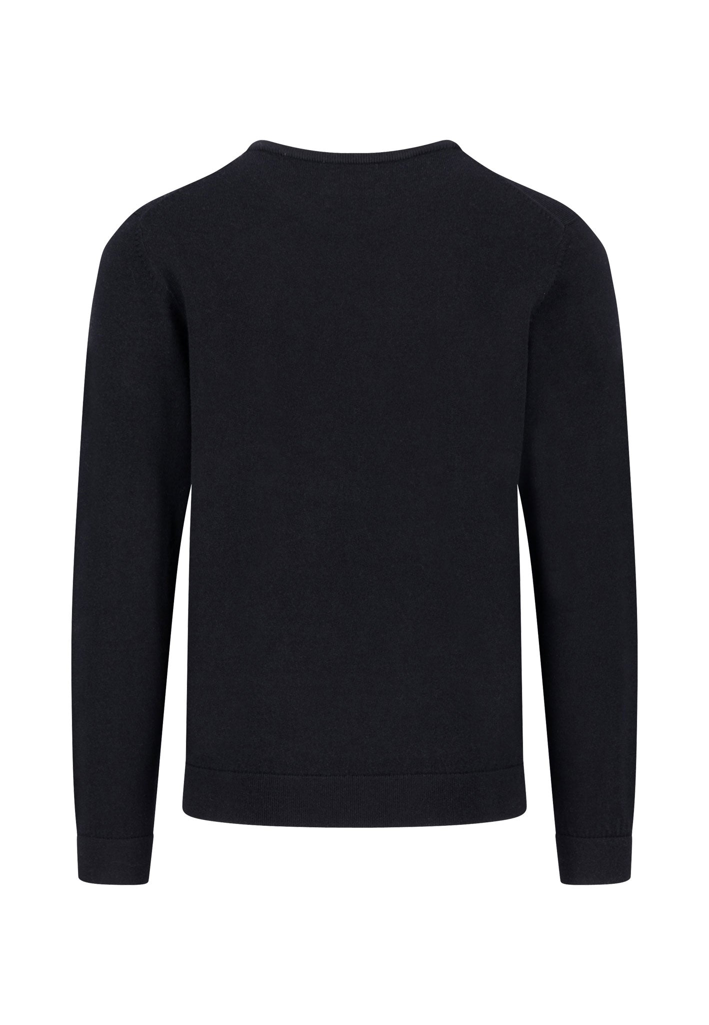 Fynch-Hatton O-Neck Merinovillaneule Musta