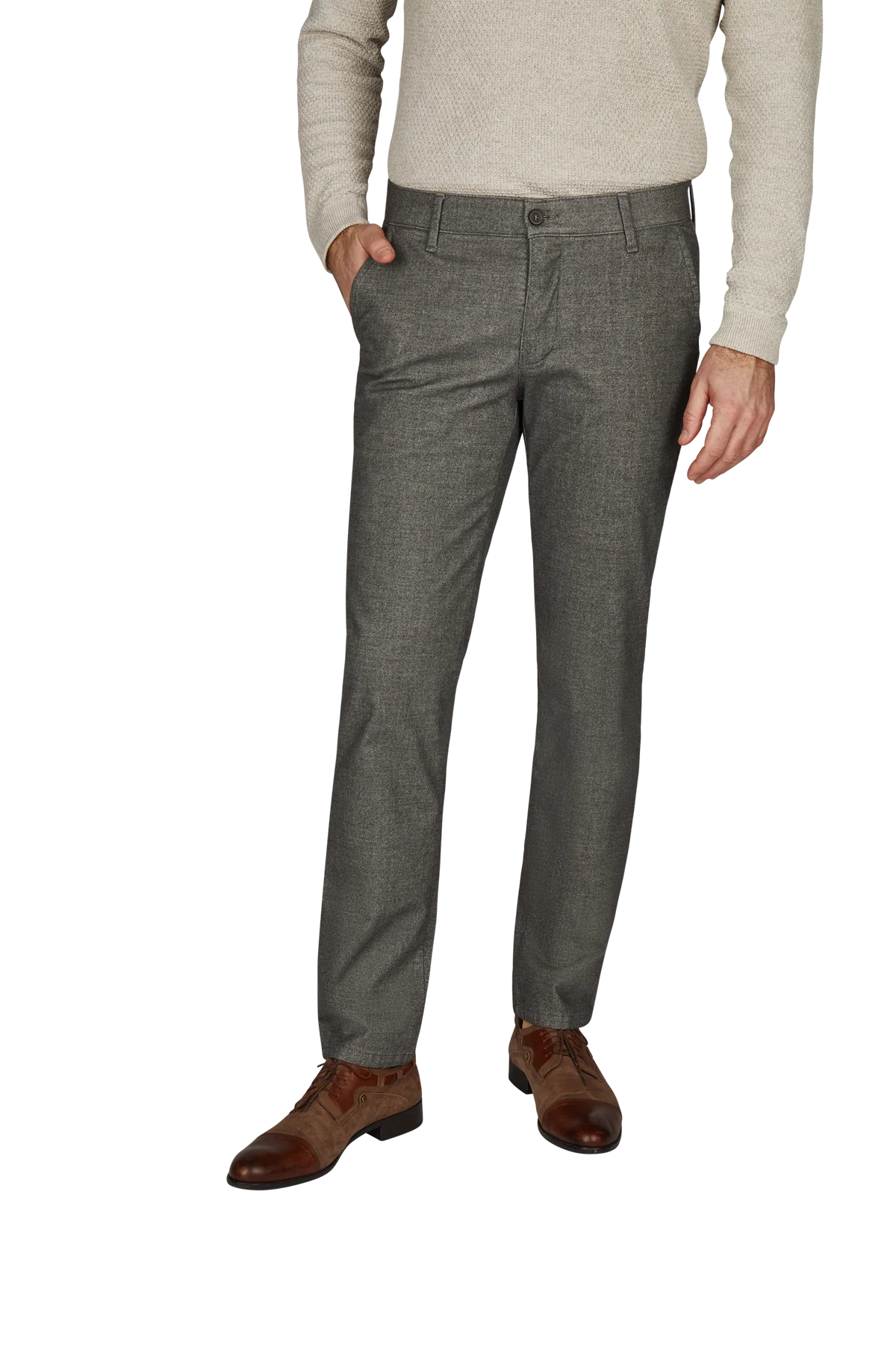 Club of Comfort Garvey puuvillahousu harmaa wool look
