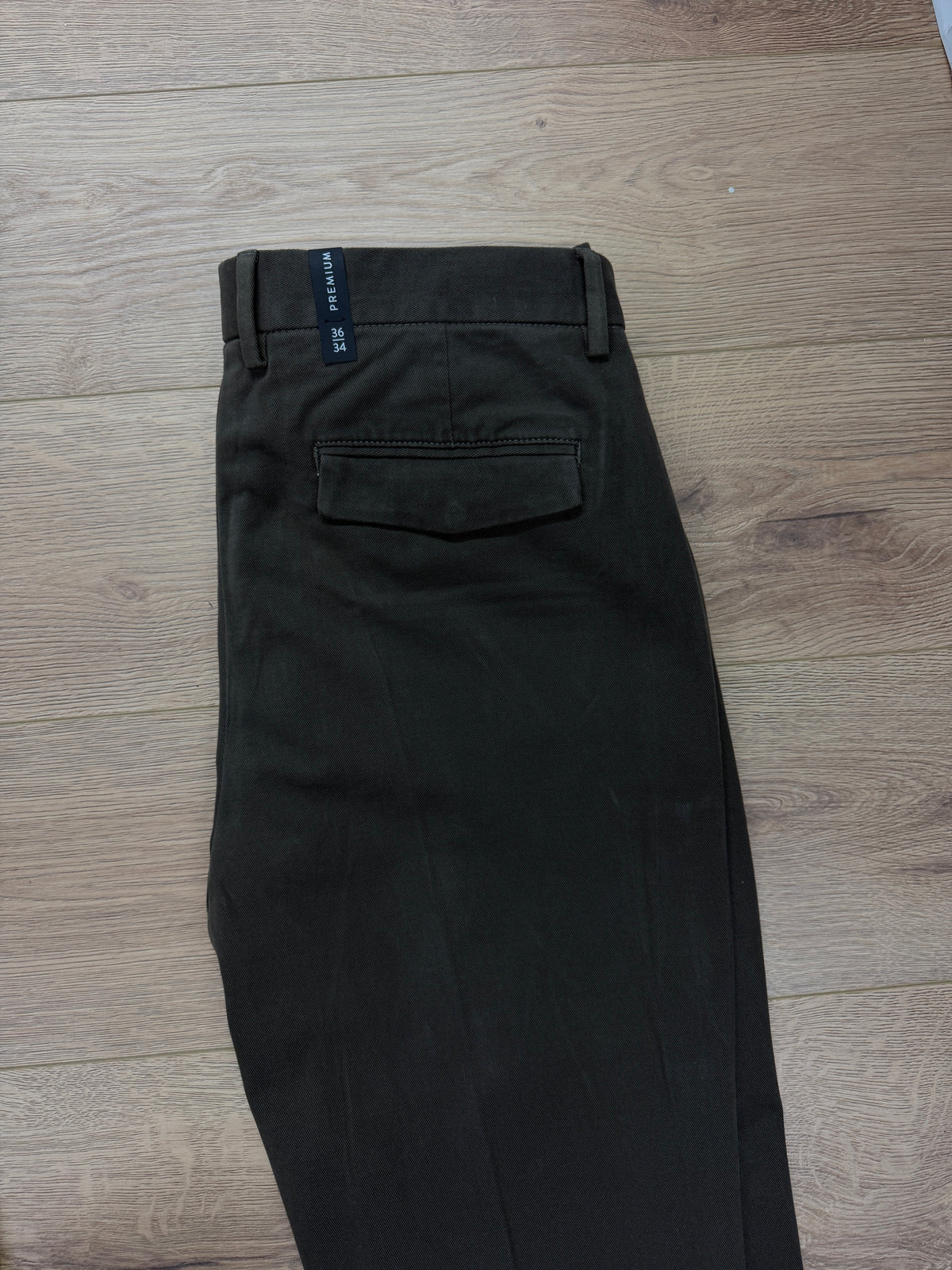 Alberto Miko "Brushed Flannel" puuvillahousu