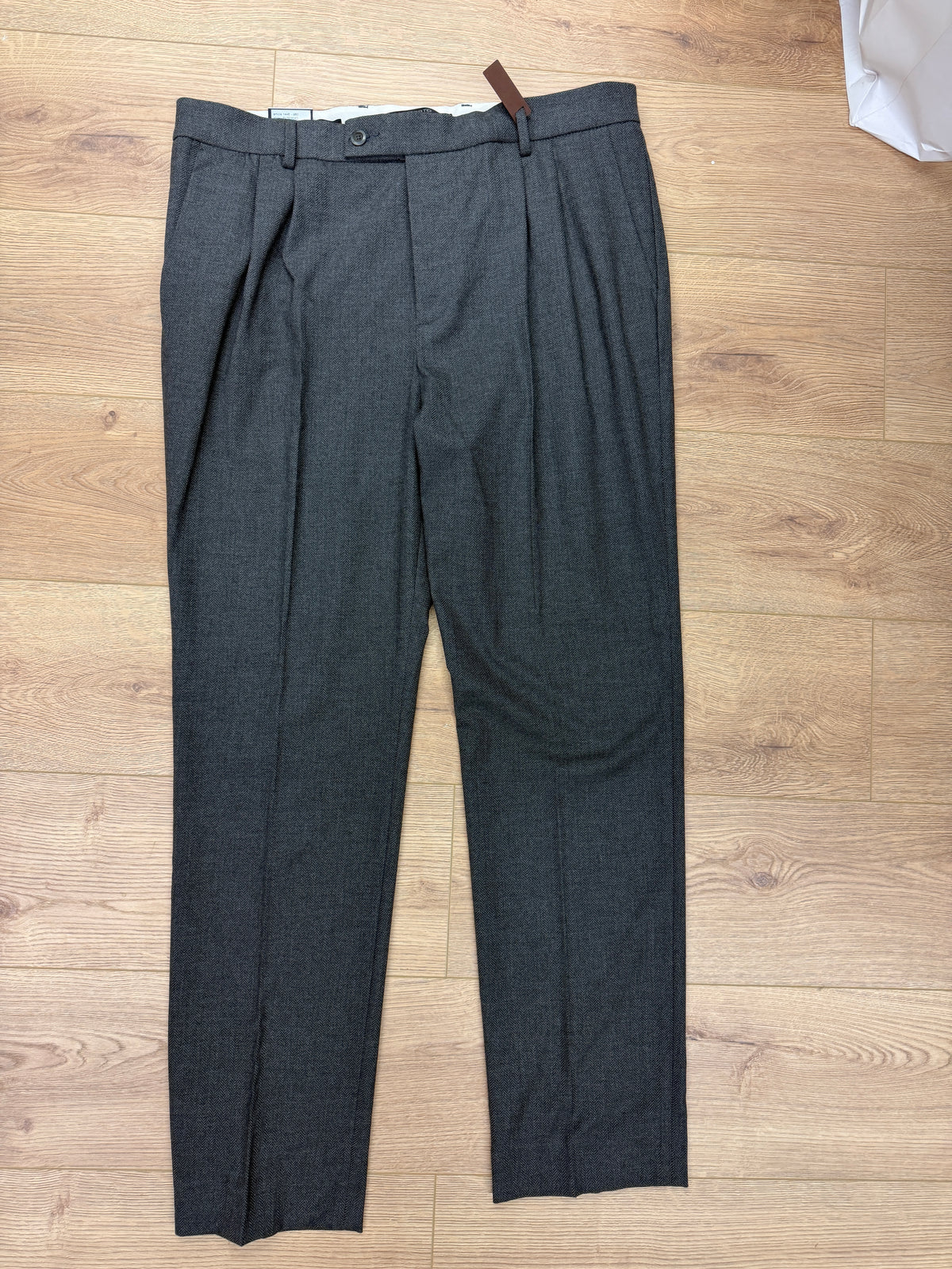 Alberto Miko "Smart Wool Look" suora housu
