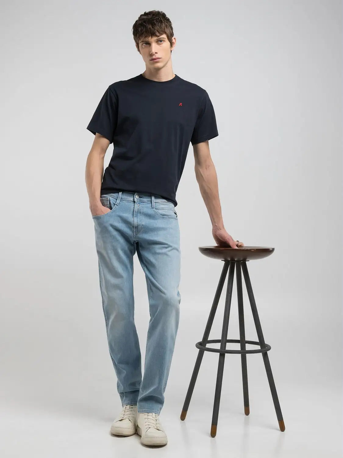 Replay vaaleansiniset joustofarkut slim fit "Anbass HyperFlex"
