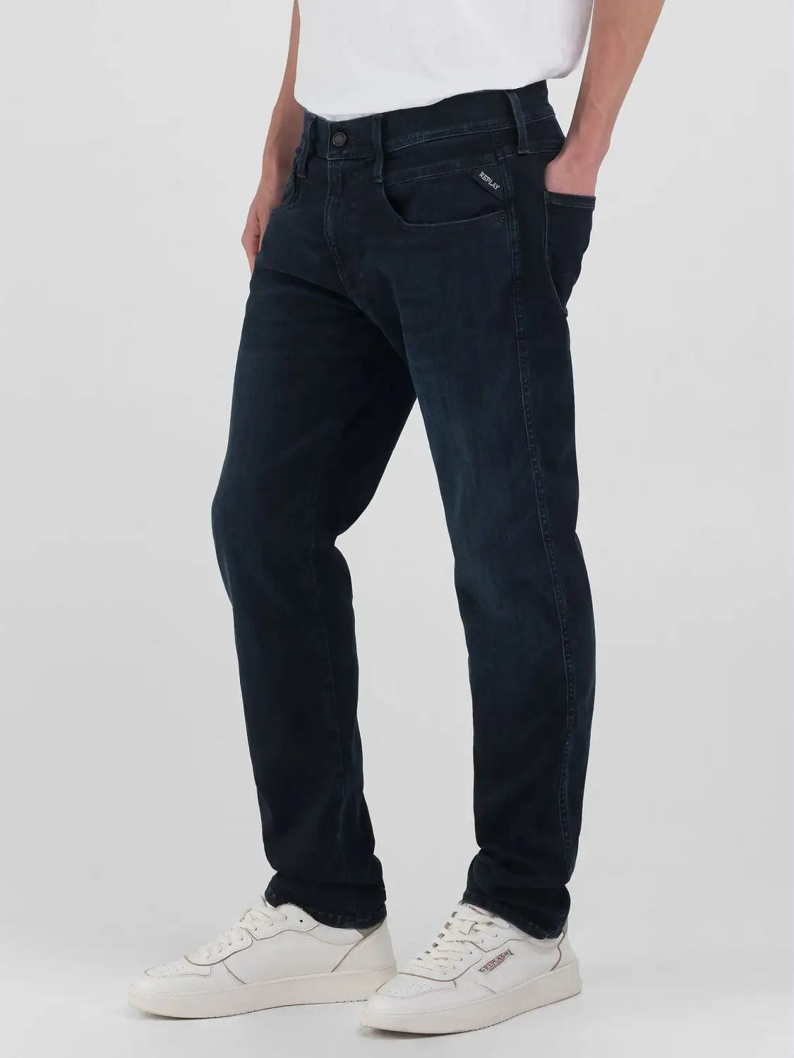 Replay joustofarkku slim fit dark blue eco plus "Anbass"