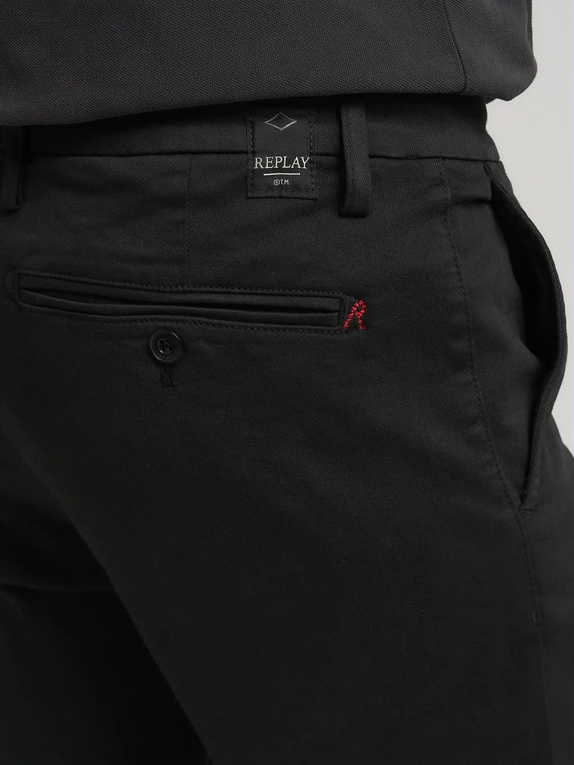 Replay Zeumar mustat slim fit chinot hyperflex