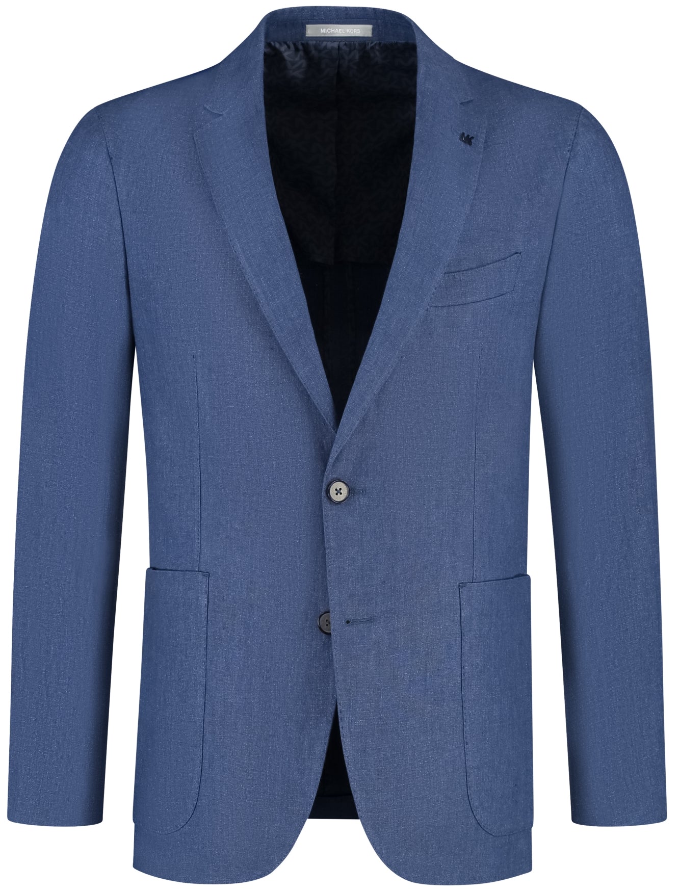 Michael Kors sininen pellavapuku slim fit