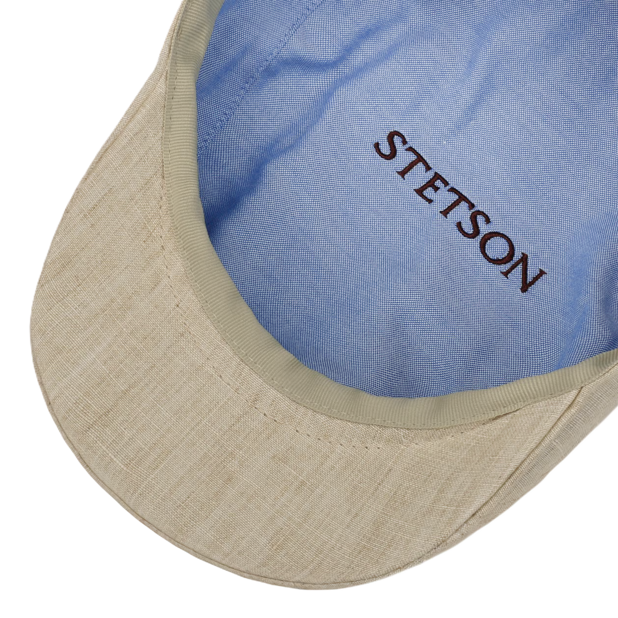 Stetson Flat Cap vaalea pellava
