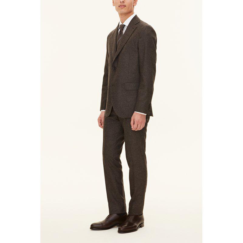 Oscar Jacobson bleiseri tummanruskea regular fit "Fogerty"