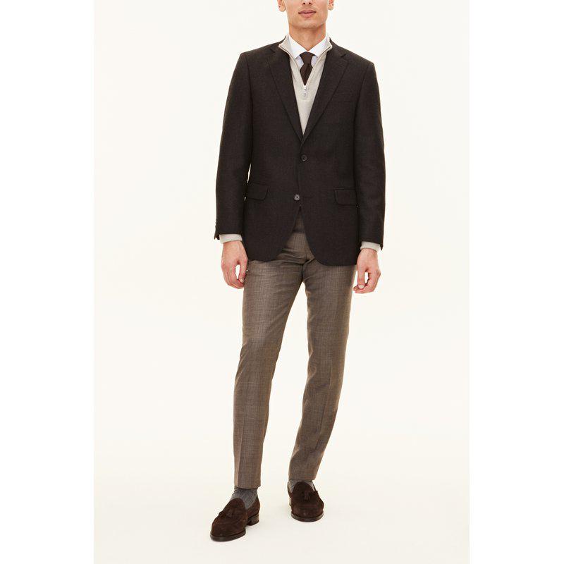 Oscar Jacobson bleiseri ruskea regular fit "Joel"