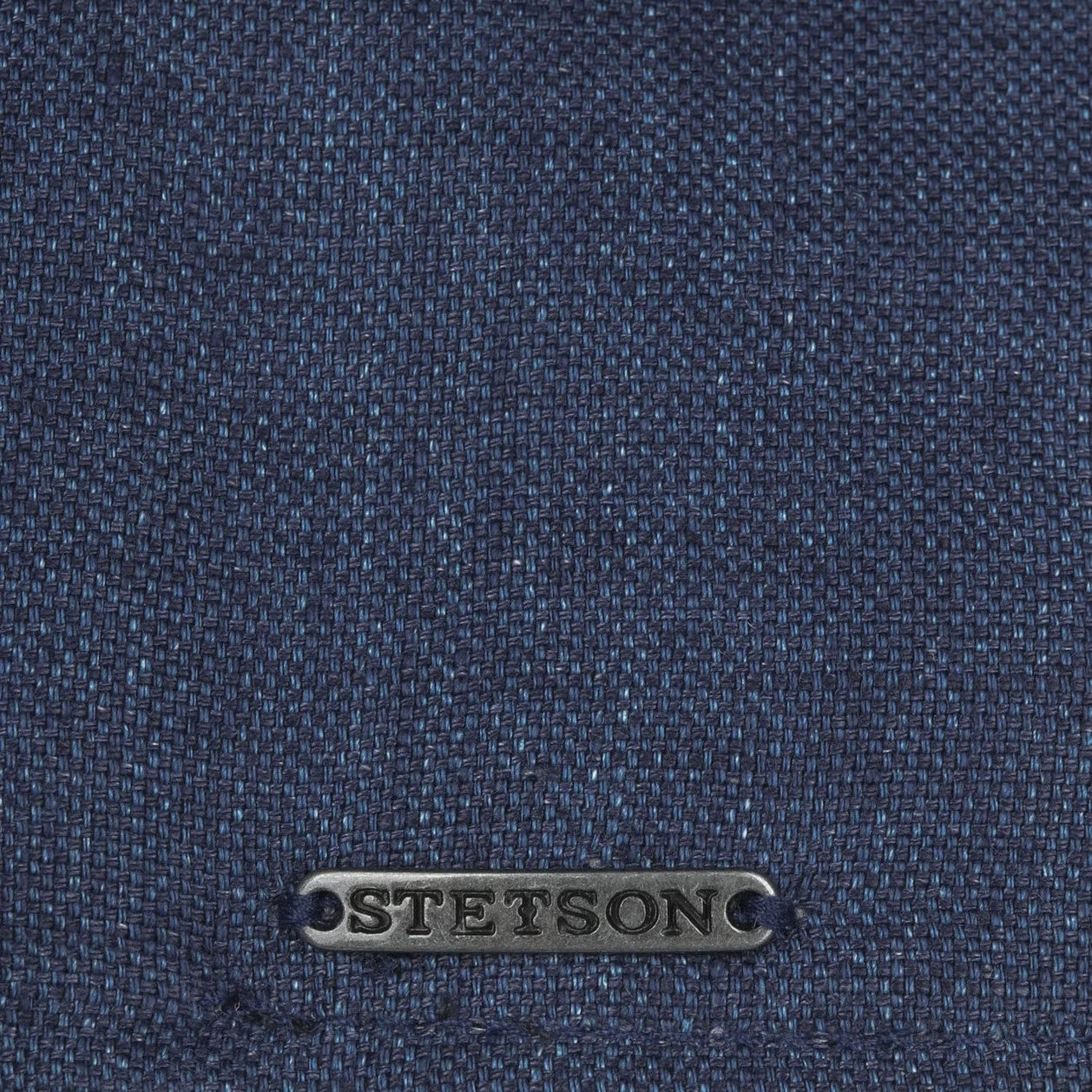 Stetson Flat Cap sininen pellava