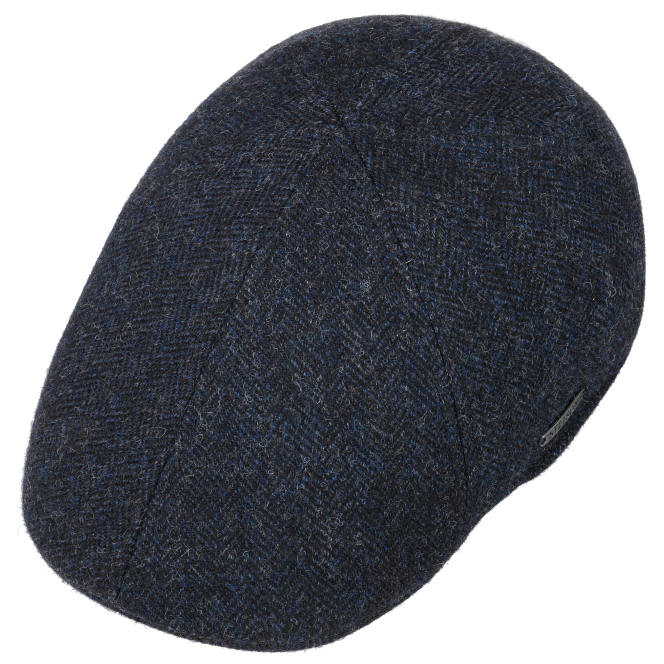 Stetsonin lippalakki tummansininen "Texas Wool Herringbone Cap"
