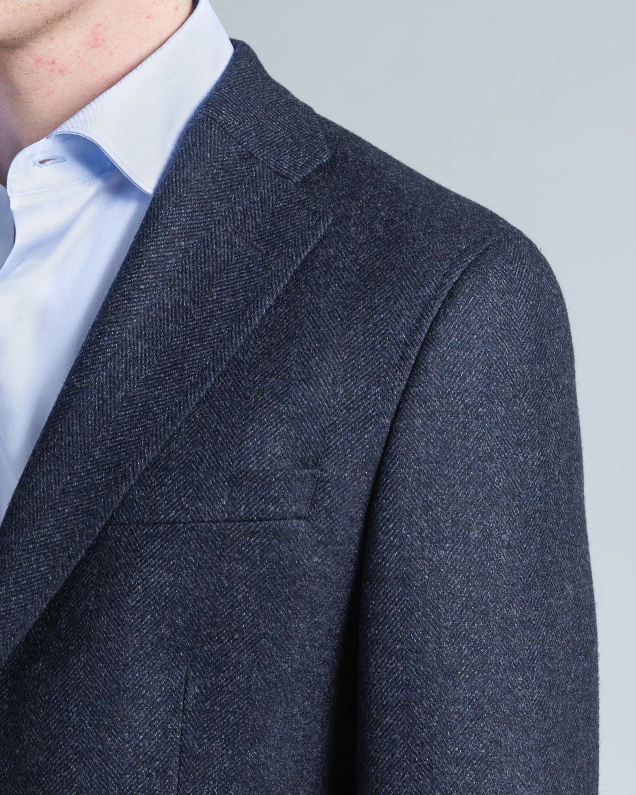 Turo bleiseri modern fit tummansininen Lanificio