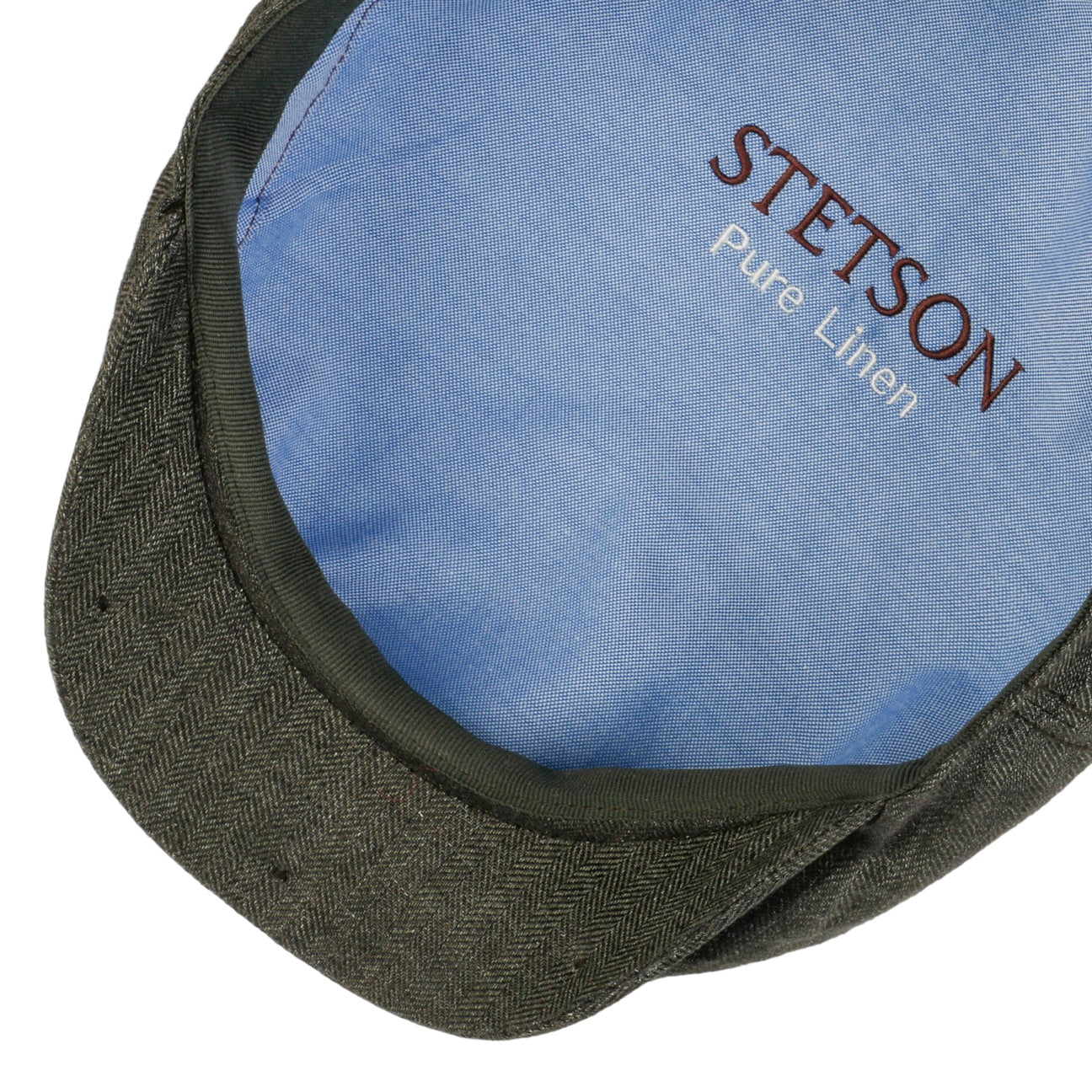 Stetson vihreä pellava lippalakki "Woodfield Linen Flat Cap"