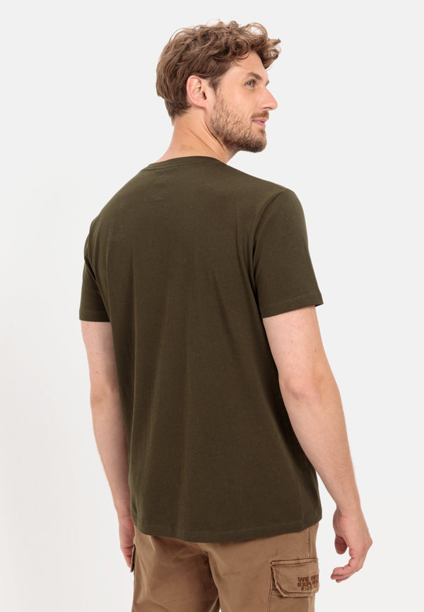 Camel Active vihreä printti t-paita "2T02"