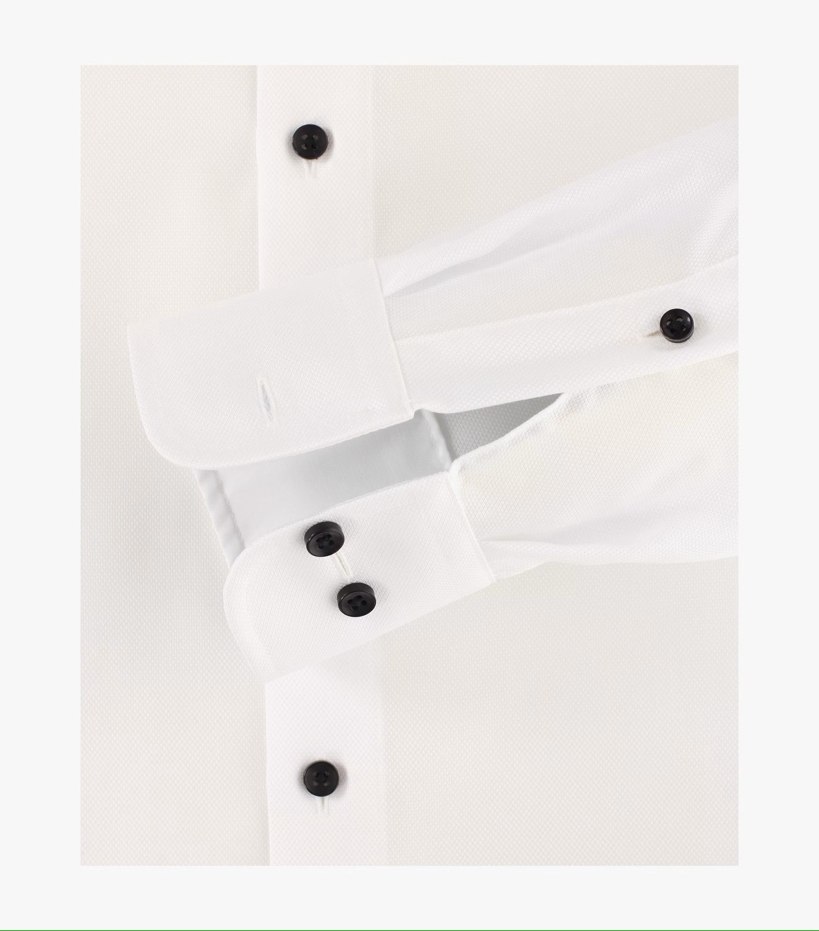 CasaModa tekstuuri valkoinen kauluspaita comfort fit