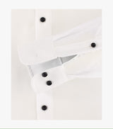 CasaModa tekstuuri valkoinen kauluspaita comfort fit