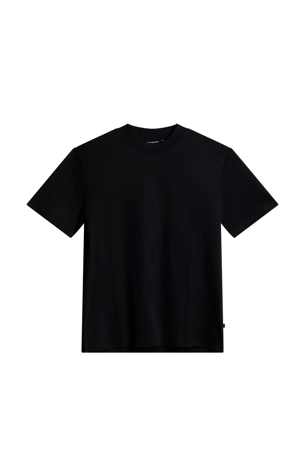 J.Lindeberg musta t-paita "Ace Mock Neck T-Shirt"