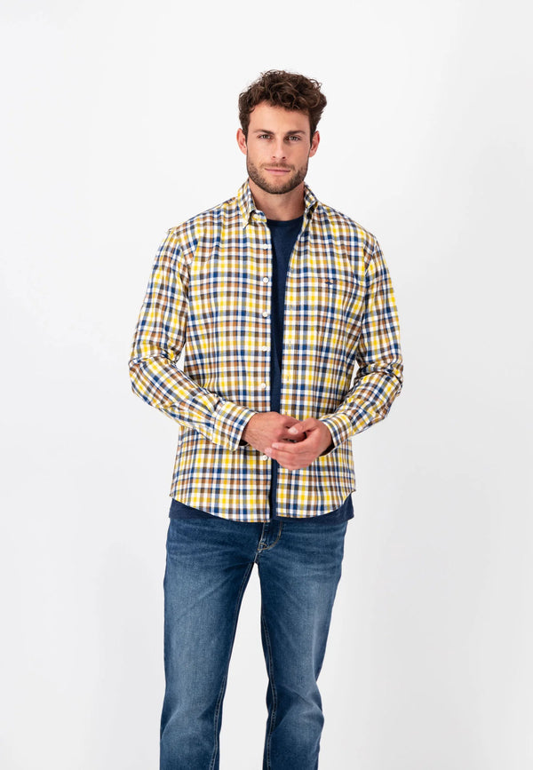 Fynch-Hatton kevytflanelli kauluspaita "Supersoft Cotton"