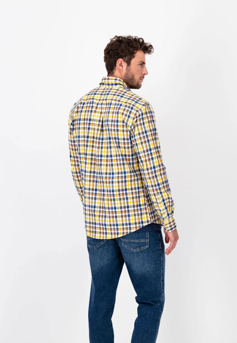 Fynch-Hatton kevytflanelli kauluspaita "Supersoft Cotton"