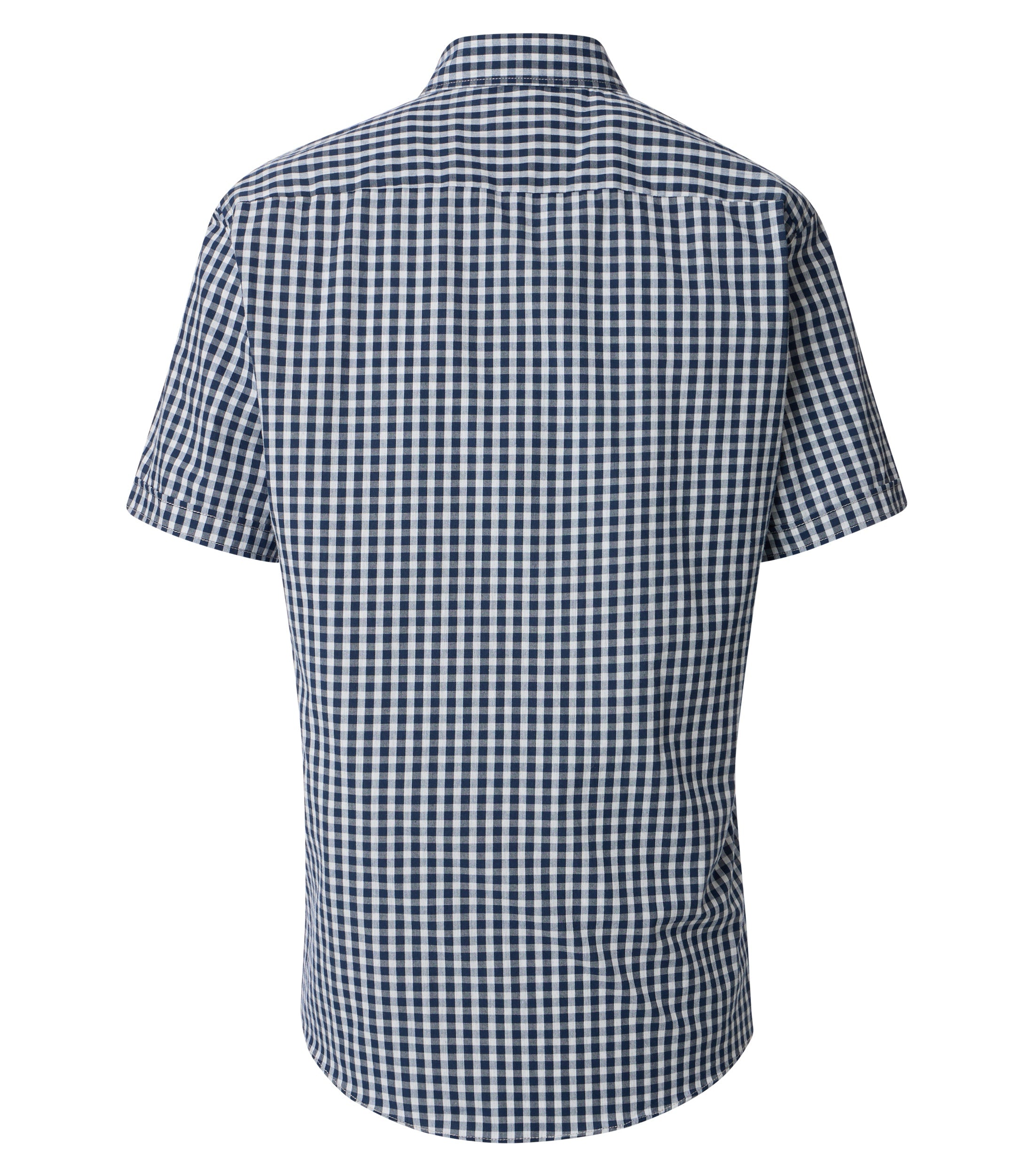 CasaModa lyhythihainen kauluspaita ruutukuosilla Casual fit