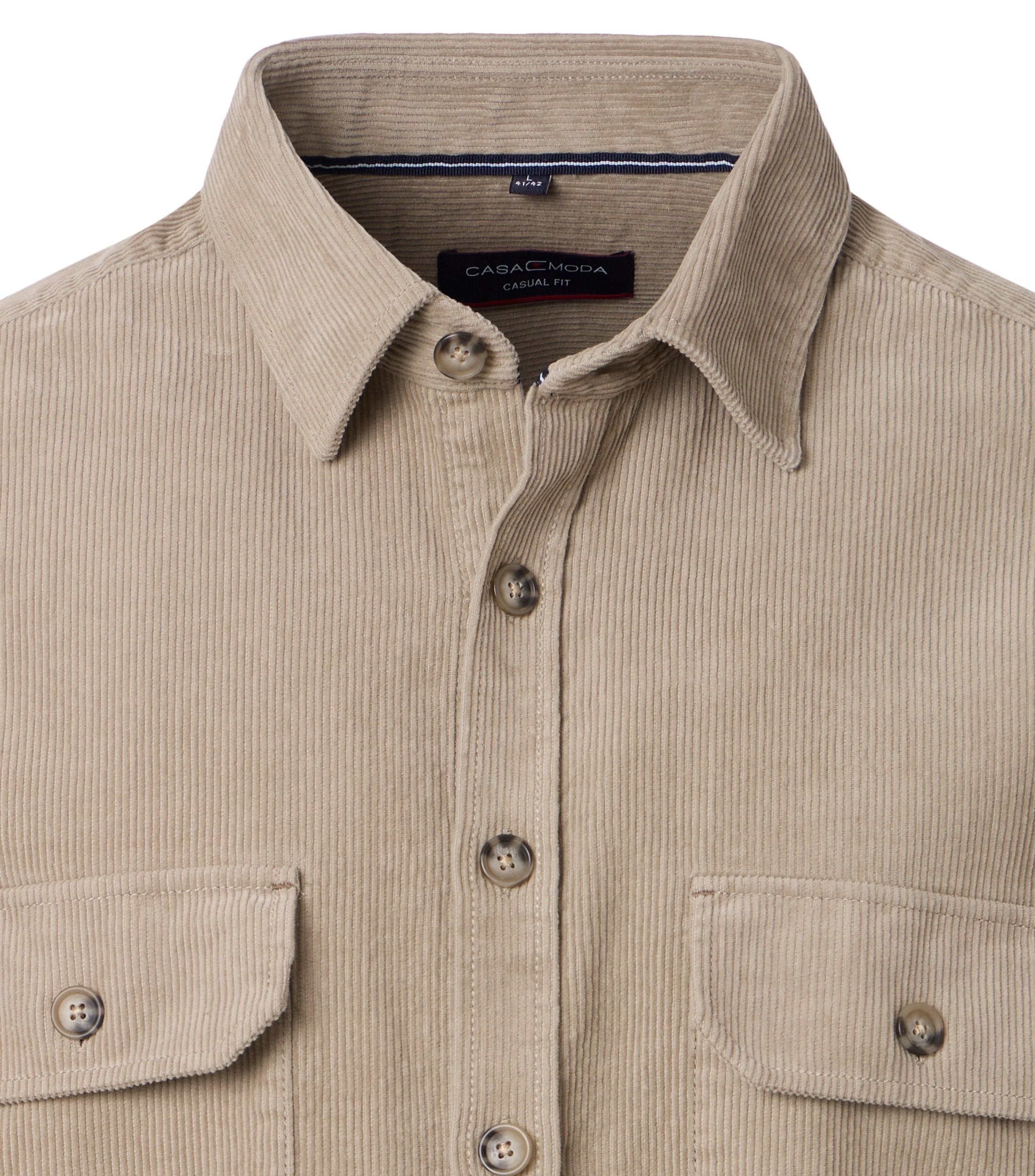 CasaModa paitatakki vakosametti beige casual fit