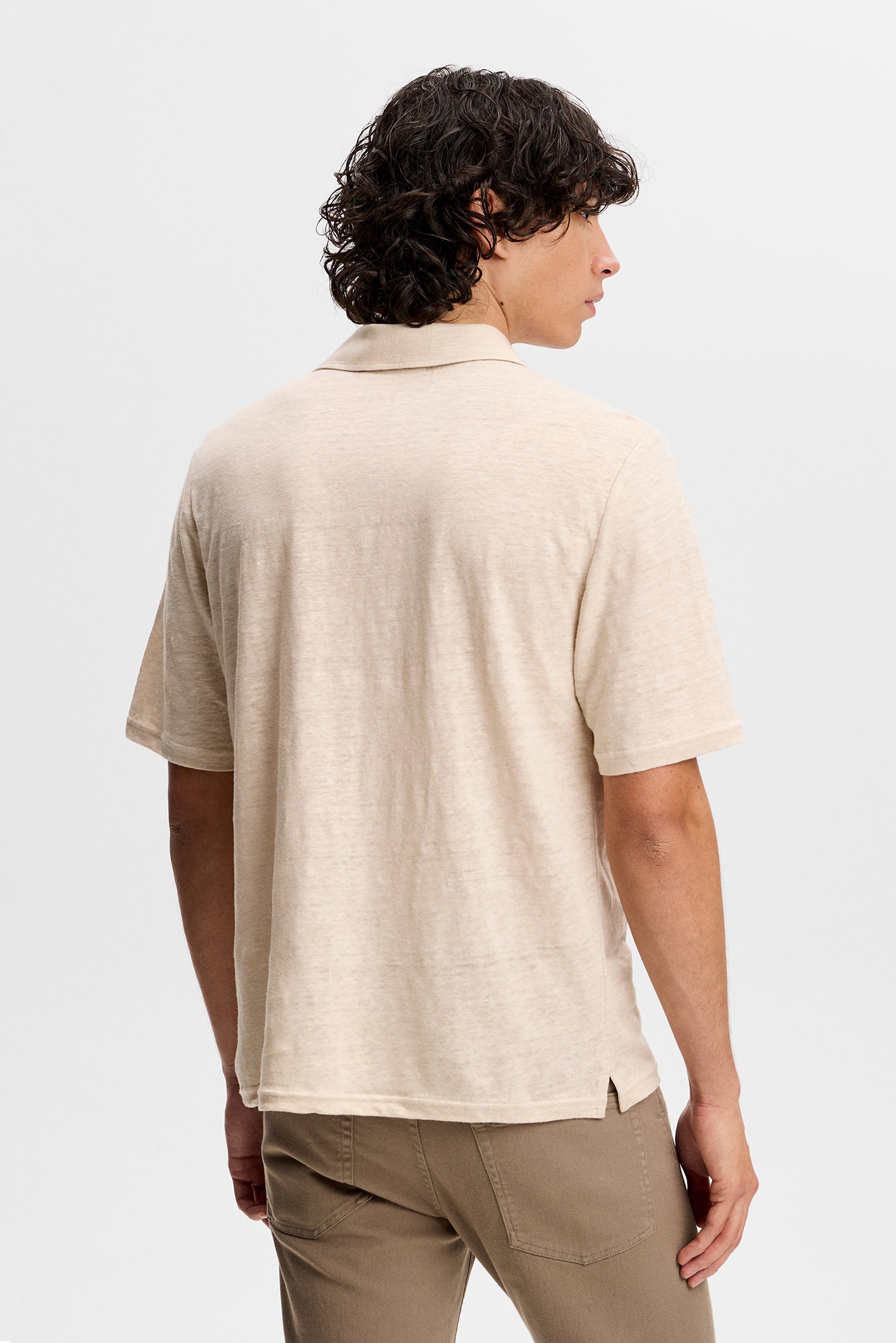 J.Lindeberg Roy Linen Polo pellavapikeepaita
