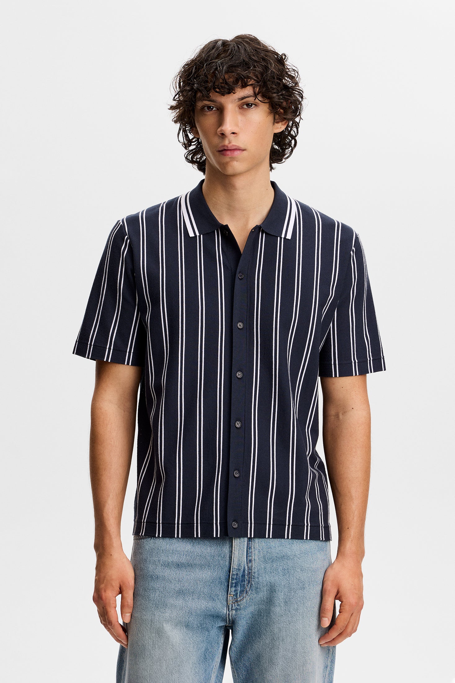 J.Lindeberg Rue Knit Ss Shirt pikeepaita