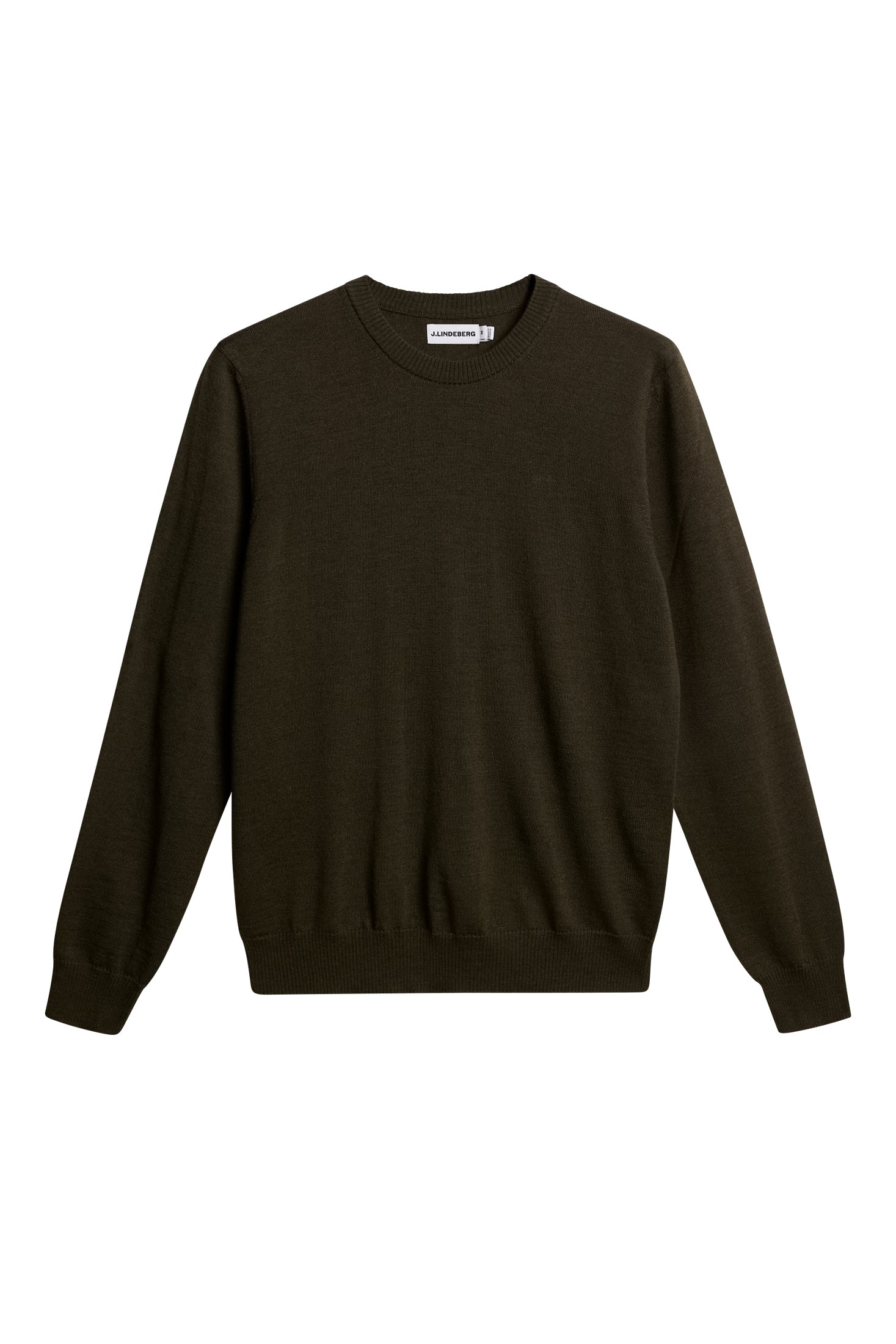J.Lindeberg merinovillaneule vihreä Keane Merino Crew Neck