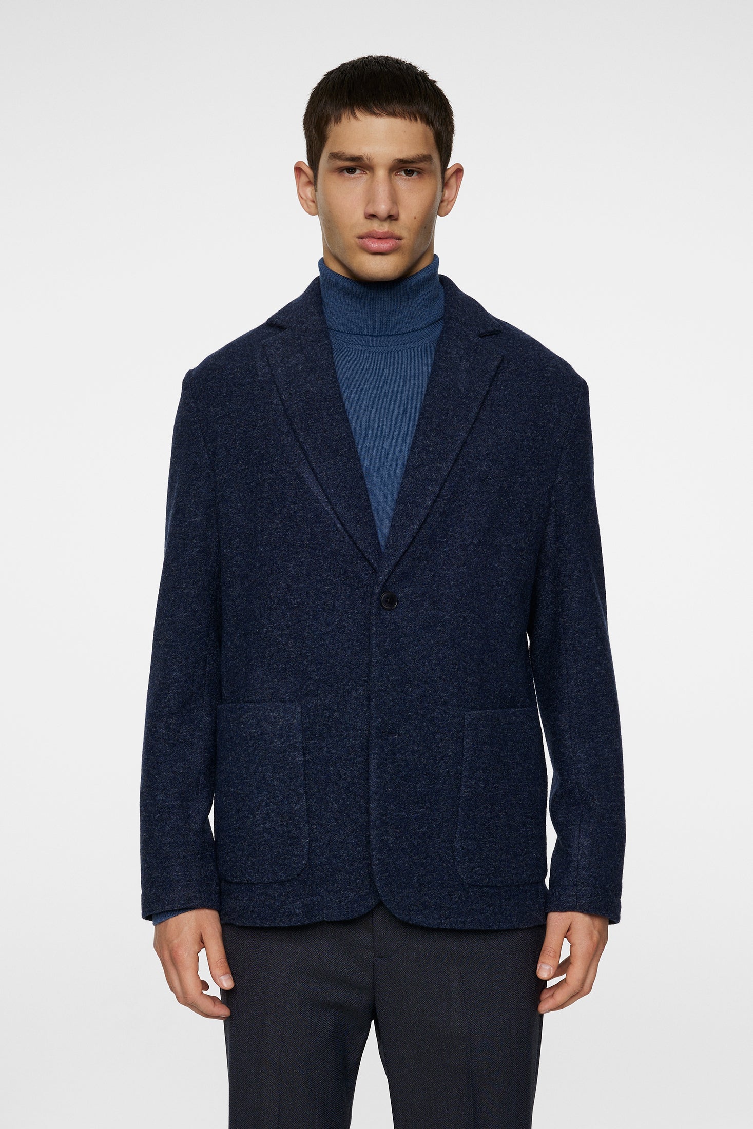 J.Lindeberg villaneulosbleiseri Calvon Wool Blazer Vintage Indigo