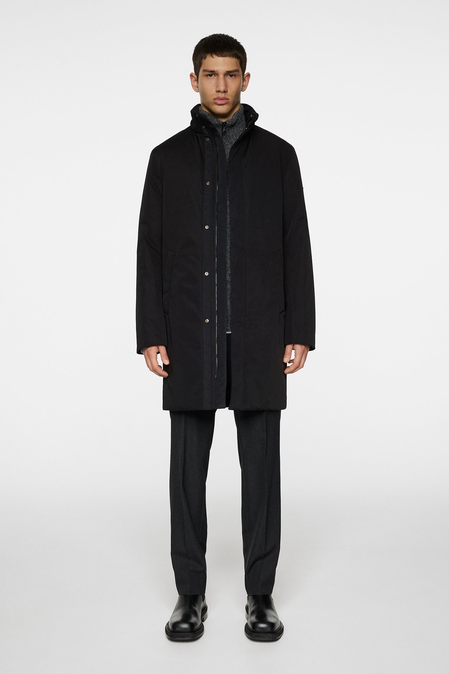 J.Lindeberg topattu popliinitakki Hassan 2L Padded Coat