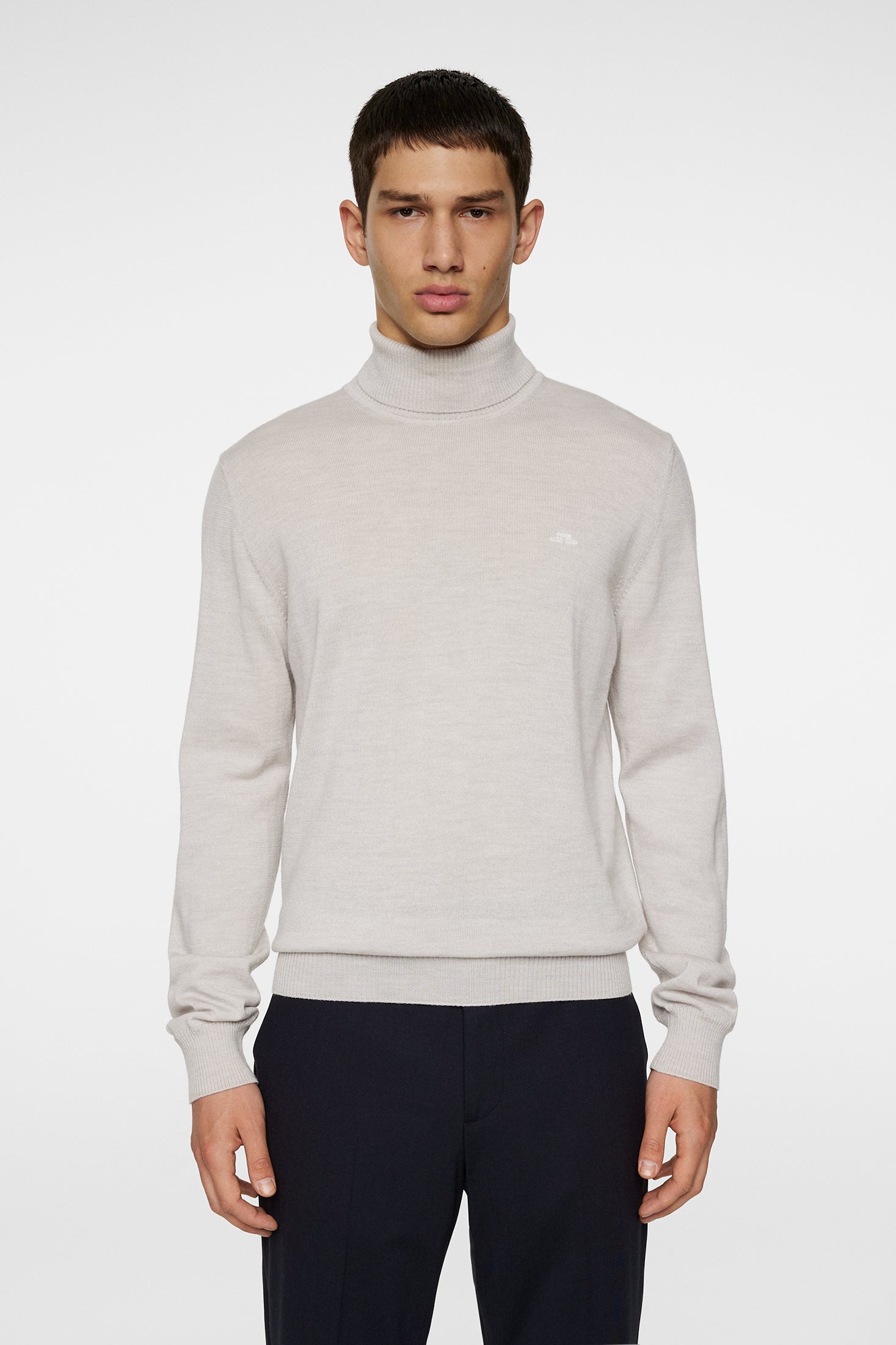 J.Lindeberg merinovillaneule beige Kaden Merino Turtleneck