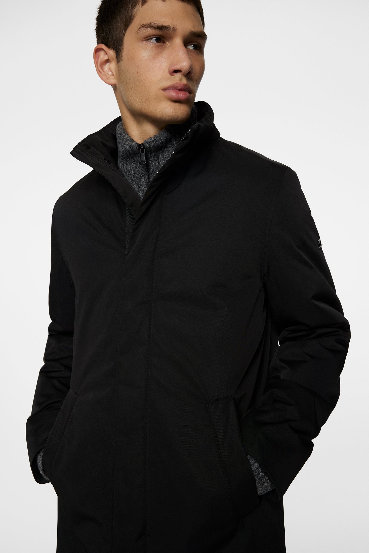 J.Lindeberg topattu popliinitakki Hassan 2L Padded Coat