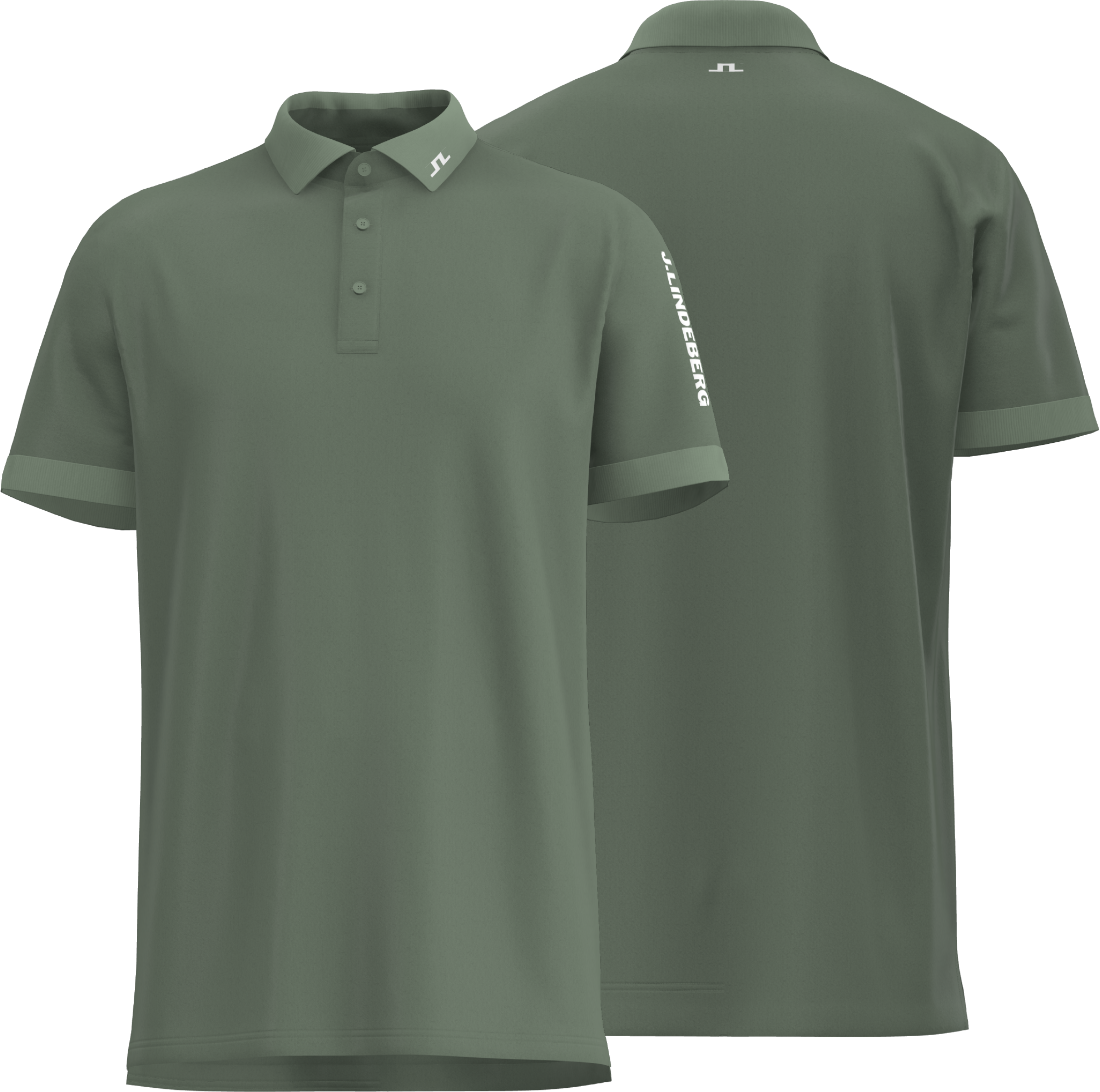 J.Lindeberg Tour Tech Polo pikeepaita vihreä